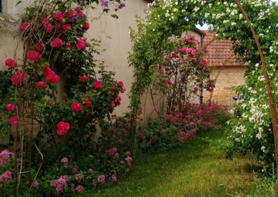 Arrans, village fleuri