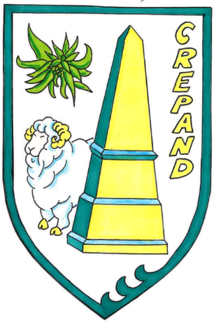 Blason de Crépand