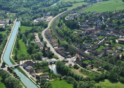Vue aérienne de Saint-Rémy