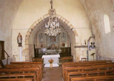 Intérieur de l'Église de Fain-lès-Montbard